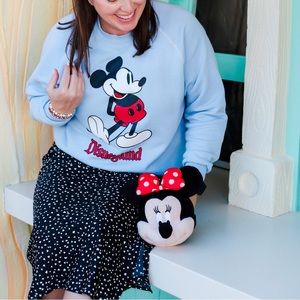 Minnie Mouse Head Plush Handbag